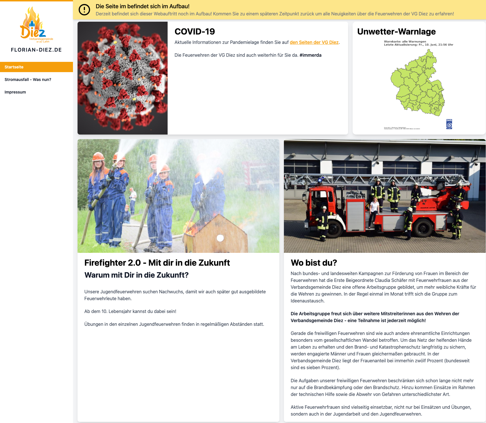 Screenshot of florian-diez.de