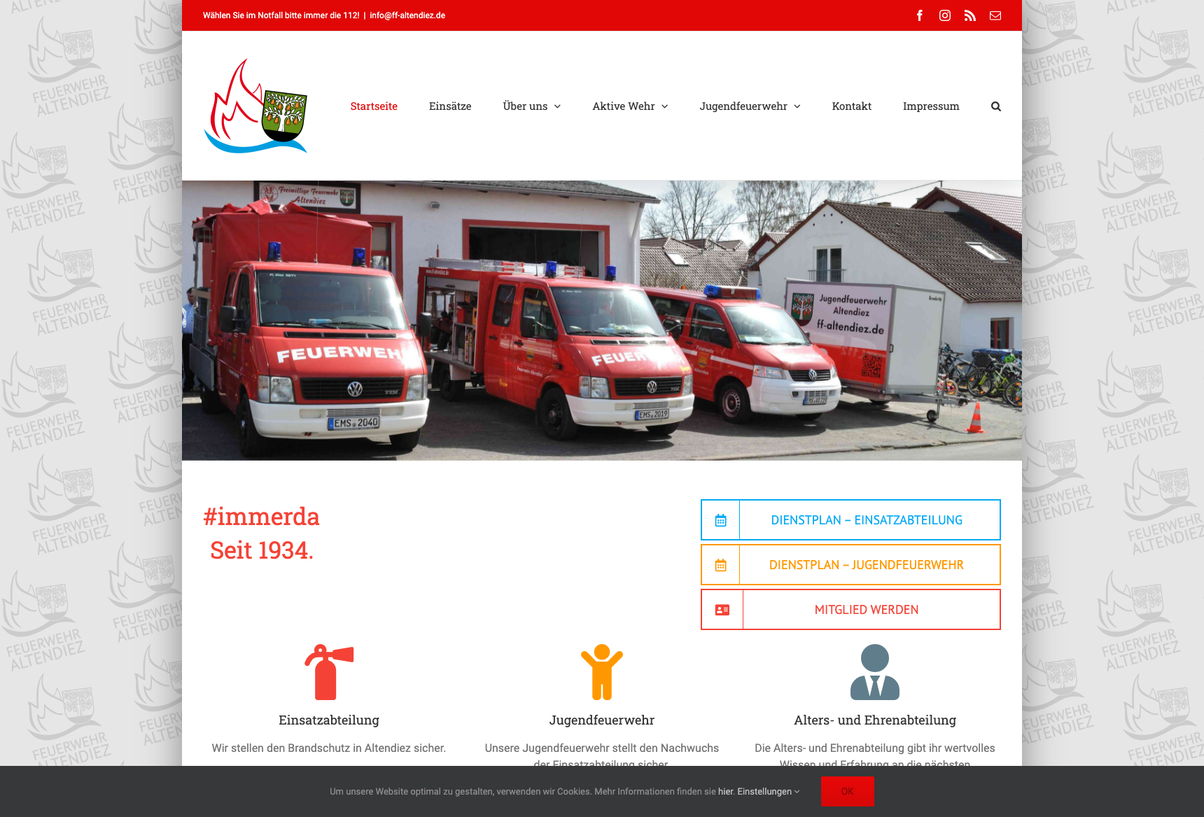 Screenshot of Feuerwehr Altendiez